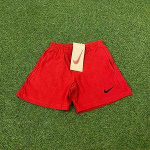 90s Nike Cotton Shorts Red XXS XS Clout Closet