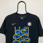 00s Inter Milan T-Shirt Black Large