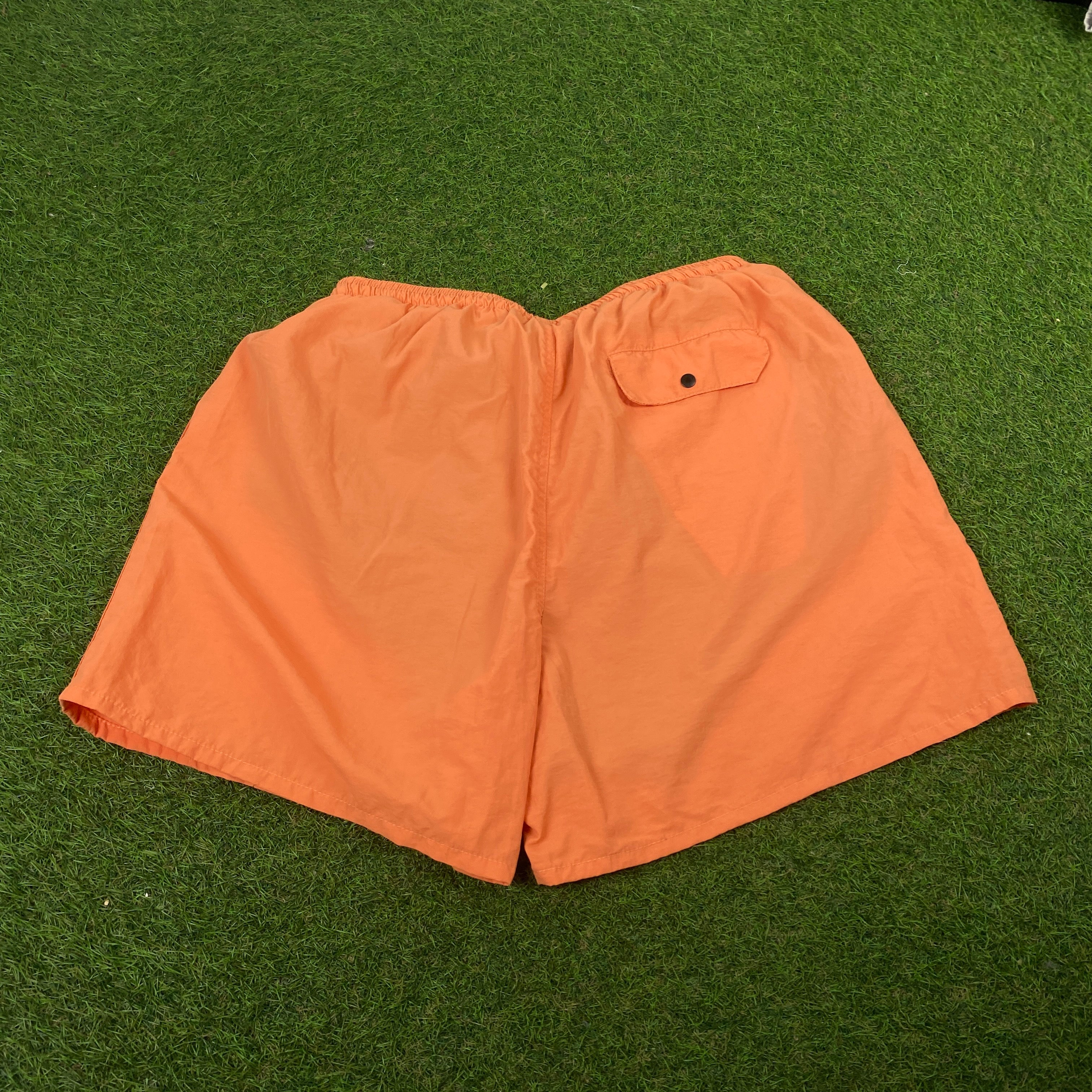Retro Patagonia Shorts Orange Large