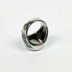 Vintage Knight Signet Ring Silver