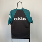Vintage Adidas Liverpool T-Shirt Black Small