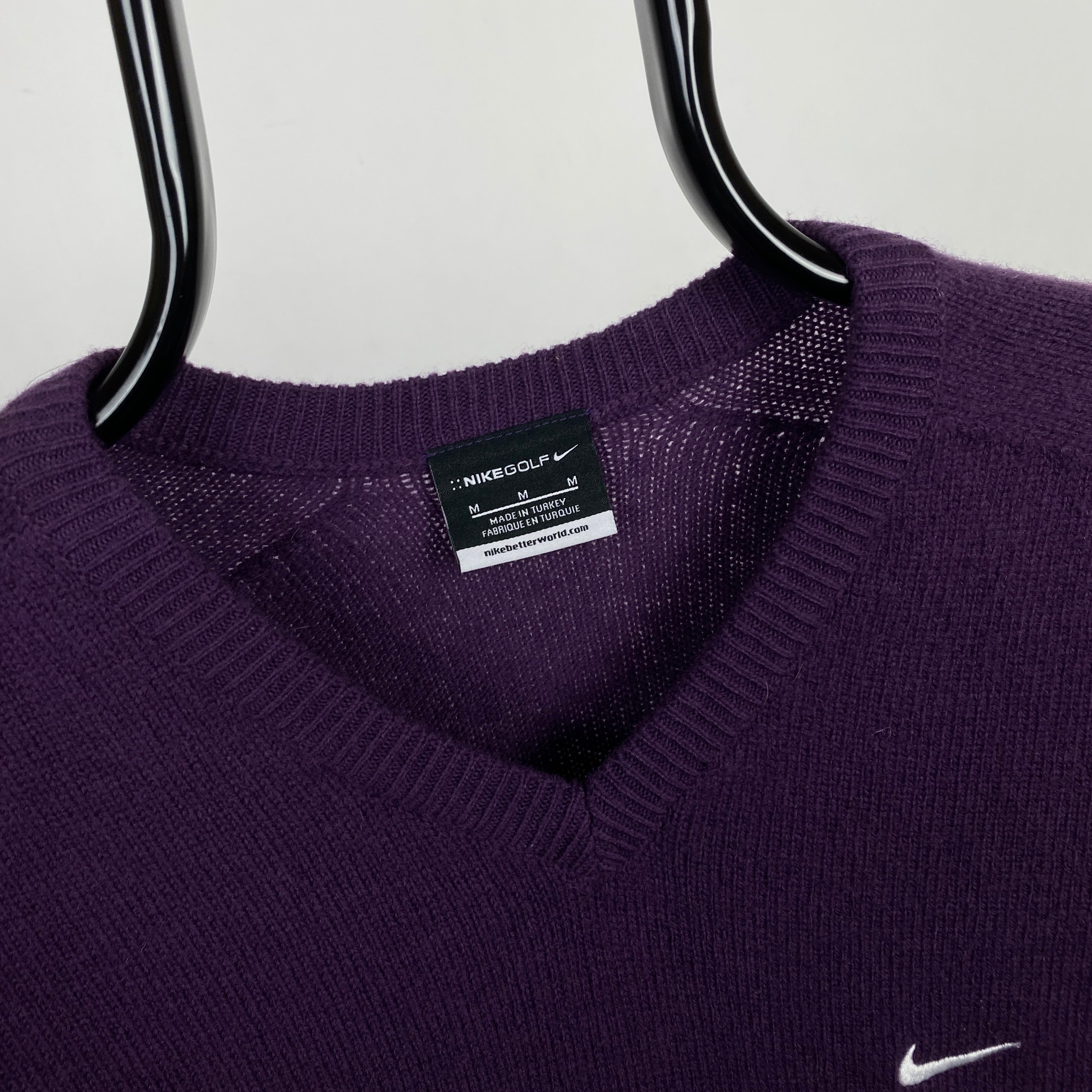 00s Nike Golf Sweatshirt Purple Medium