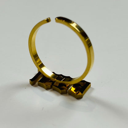 Adjustable 1999 Birth Year Ring Gold